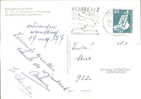 Koblenz Rhein Burg Eltz an der Mosel – Bild 2