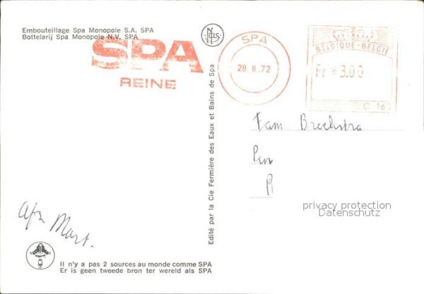 Spa Liege Embouteillage Spa Monopole SA – Bild 2