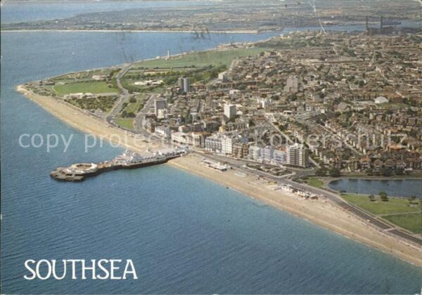Southsea Aerial view of Southsee Hampshire