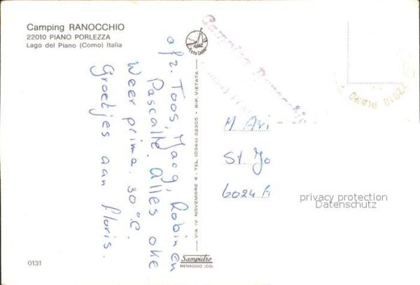 Piano Porlezza Camping Ranocchio Lago del Piano – Bild 2