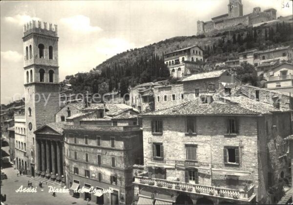 Assisi Umbria Piazza of the Commune