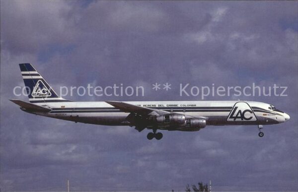 Flugzeuge Zivil Lac Colombia Douglas DC-8F-54 c/n 45768