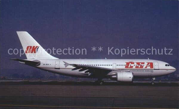 Flugzeuge Zivil CSA Airbus A-310-304 c/n 564 OK-WAA