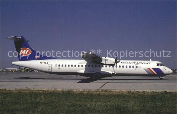 Flugzeuge Zivil Yugoslav Airlines Aerospatiale ATR-72 c