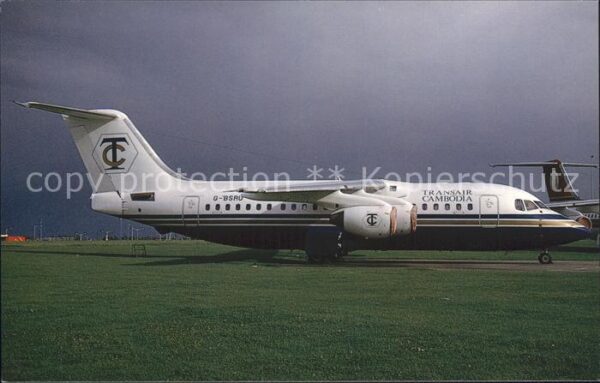 Flugzeuge Zivil Transair Cambodia BAe 146-200 c/n 2018