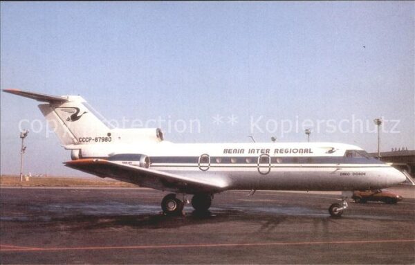 Flugzeuge Zivil Benin Inter Regional JAK-40 CCCP-87980