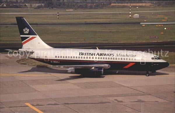 Flugzeuge Zivil British Airways Manchester Boeing 737-2