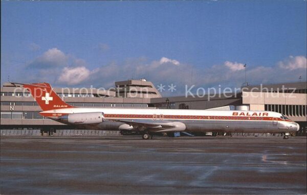 Flugzeuge Zivil Balair AG McDonnell Douglas MD-82 HB-IN