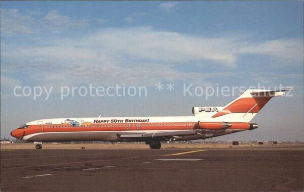 Flugzeuge Zivil PSA Boeing 727-214 N555PS S7N 21512
