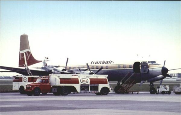 Flugzeuge Zivil Transair Douglas DC-7