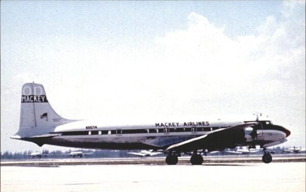 Flugzeuge Zivil Mackey Airlines Douglas DC-6
