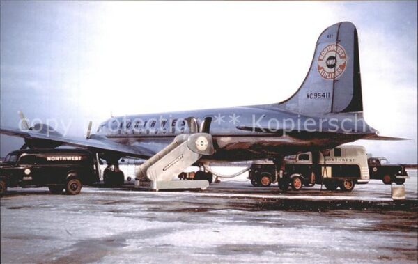 Flugzeuge Zivil Northwest Airlines Douglas DC-4 NC95411