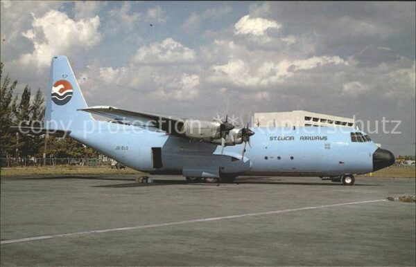 Flugzeuge Zivil St. Lucia Airways Lockheed L-382F Hercu