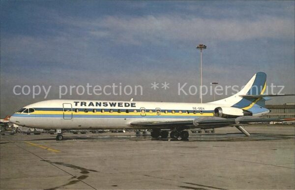 Flugzeuge Zivil Transwede Aerospatiale CAravelle 10B SE
