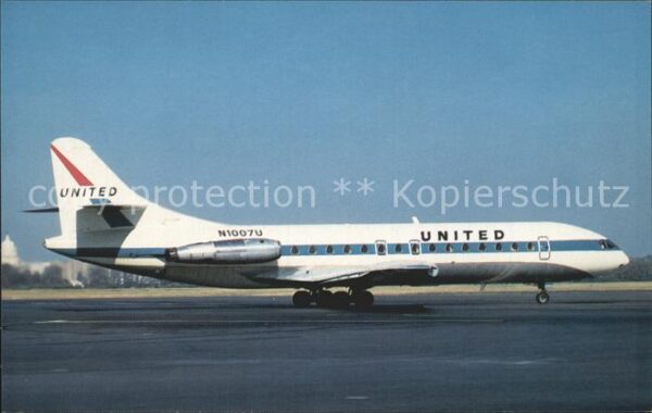 Flugzeuge Zivil United Airlines Sud Aviation Caravelle