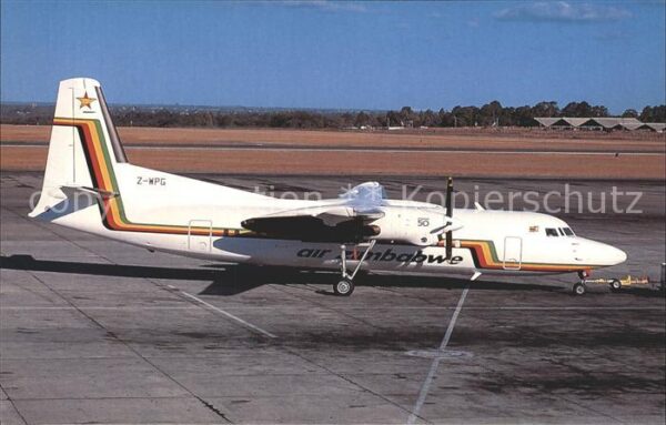 Flugzeuge Zivil Air Zimbabwe Fokker 50 F27-050 Z-WPG cn