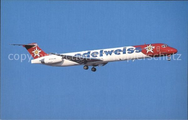 Flugzeuge Zivil Edelweiss Air Arosa McDonnell Douglas M