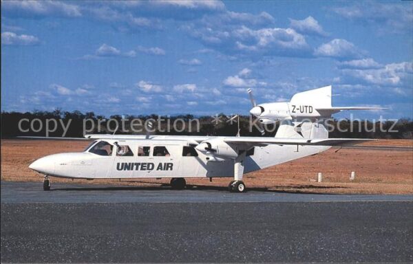 Flugzeuge Zivil United Air Pilatus B-N BN-2A MK III-2 T