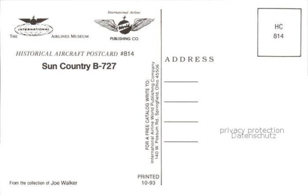 Flugzeuge Zivil Sun Country B-727 – Bild 2