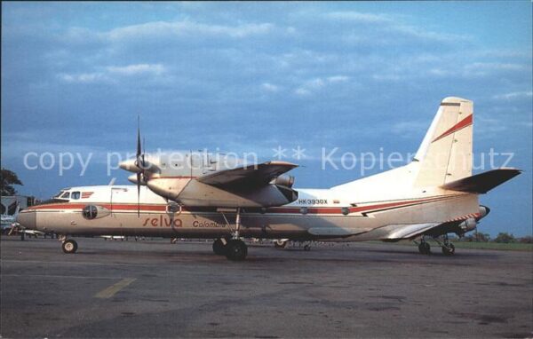 Flugzeuge Zivil Selva Colombia Antonov 32B HK-3930X cn