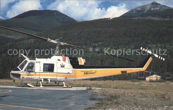 Hubschrauber Helikopter Bell 204C C-GYHU cn 2053 Yellowhead Hel