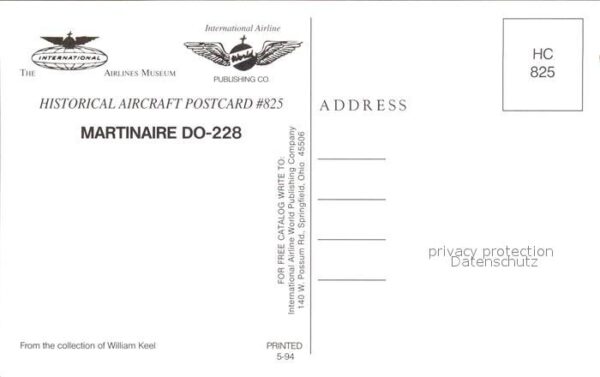 Flugzeuge Zivil Martinaire DO-228 N228ME – Bild 2