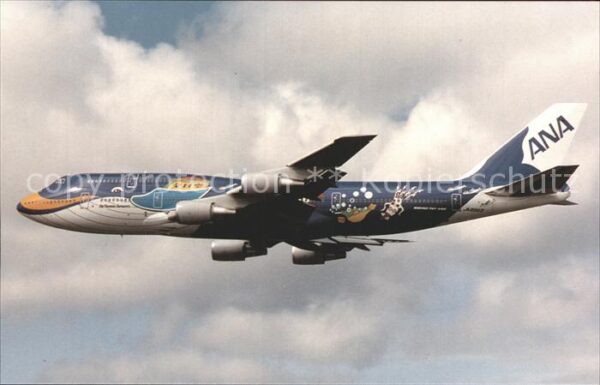 Flugzeuge Zivil Boeing 747-400 ANA