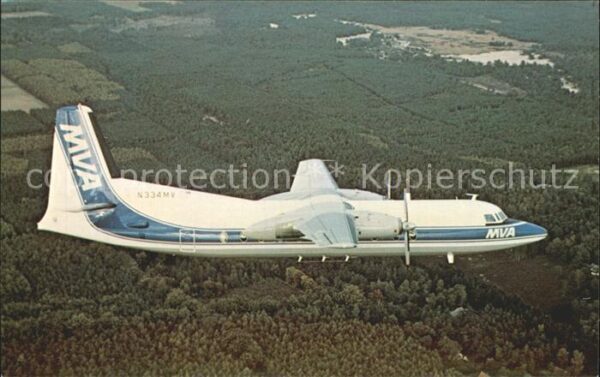 Flugzeuge Zivil Mississippi Valley Airlines Fokker F-27