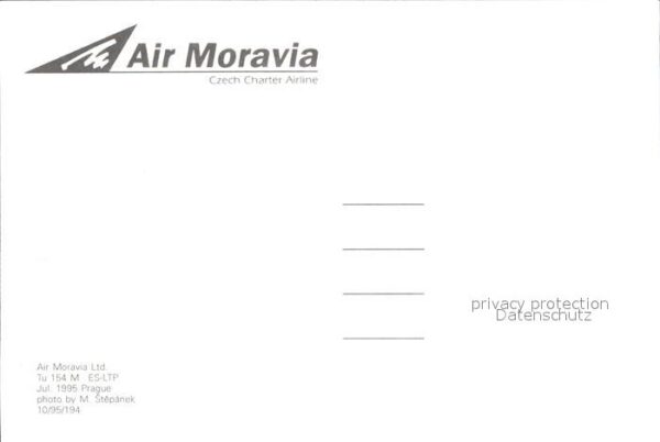 Flugzeuge Zivil Air Morava Ltd. Tu-154M ES-LTP – Bild 2