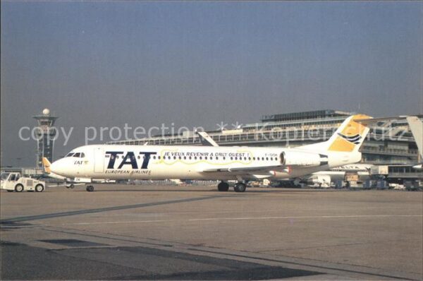 Flugzeuge Zivil TAT F 100 F-GIOK c/n 11455