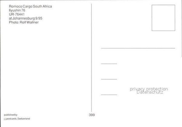 Flugzeuge Zivil Romoco Cargo South Africa Ilyshin 76 UR – Bild 2