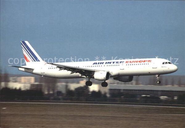 Flugzeuge Zivil Air Inter Europe Airbus A. 321 F-GHZC
