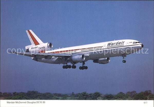 Flugzeuge Zivil Wardair McDonnell Douglas DC-10-30