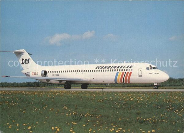 Flugzeuge Zivil DC-9 Jetliner SAS