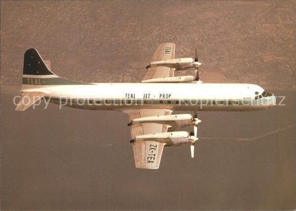 Flugzeuge Zivil Lockheed L 188 Electra TEAL-ZK-TEA