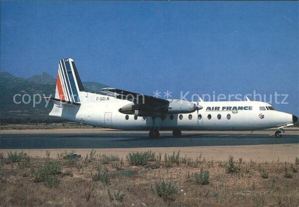 Flugzeuge Zivil Air France TAT Fairchild FH 227B F-GCLN