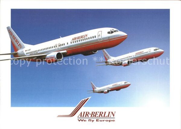 Flugzeuge Zivil Air Berlin Flüsterjet Boeing 737-400