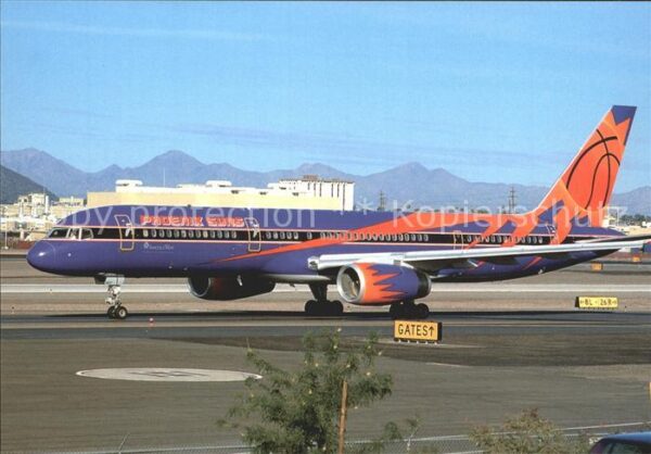 Flugzeuge Zivil America West Phoenix Suns Boeing 757-22