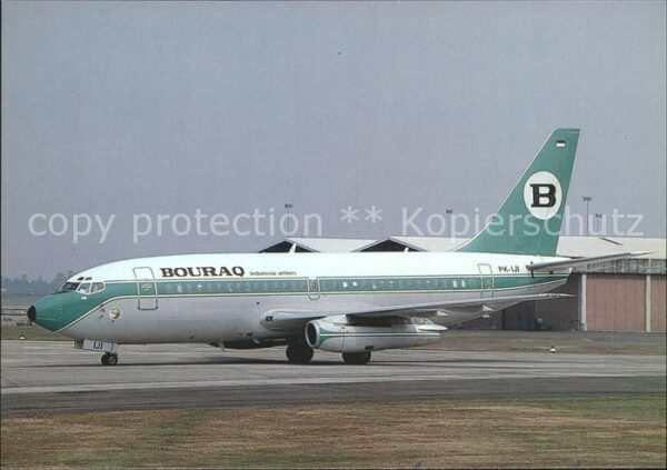 Flugzeuge Zivil Bouraq Indonesia Airlines Boeing 737-23