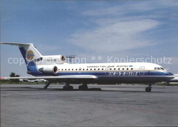 Flugzeuge Zivil Kazair Jak-42D UN-42446