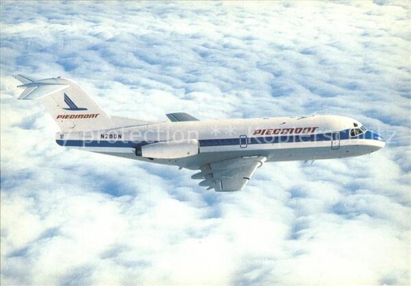 Flugzeuge Zivil Piedmont Airlines Fokker F28 Mk1000 N28