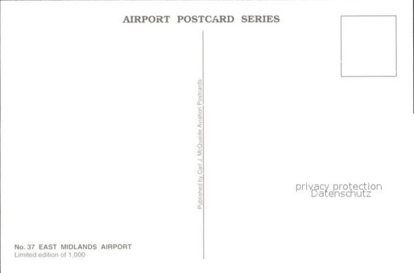 Flughafen Airport Aeroporto East Midlands – Bild 2