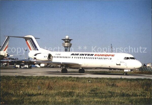 Flugzeuge Zivil Air Inter Europe Fokker F.100 F-GPXE