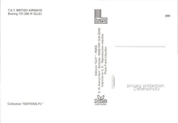 Flugzeuge Zivil TAT British Airways Boeing 737.300 F-GL – Bild 2