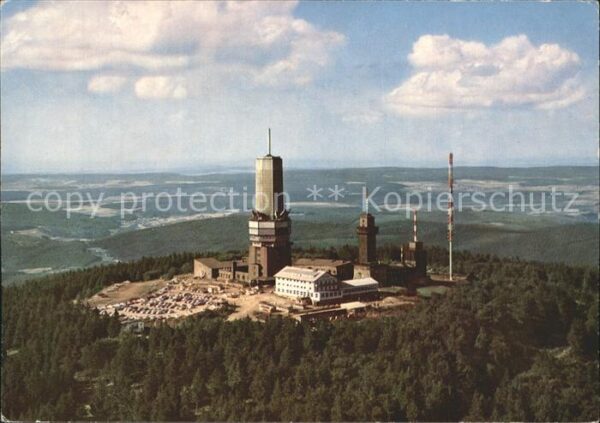 Feldberg Taunus Sendetürme Fliegeraufnahme