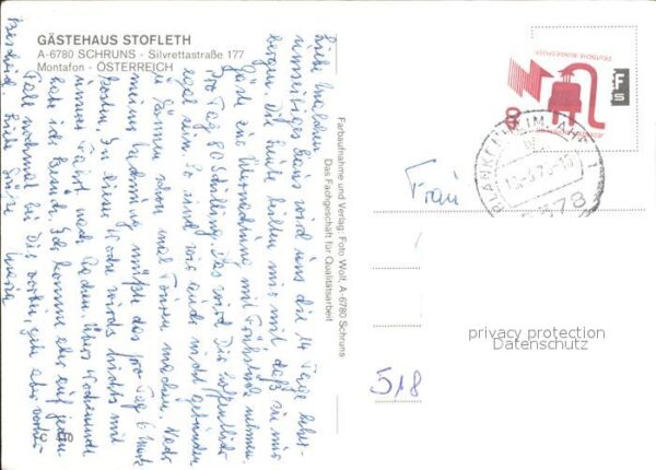 Schruns Vorarlberg Gästehaus Stofleth – Bild 2