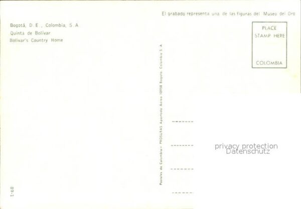 Bogota Colombia Quinta de Bolivar – Bild 2