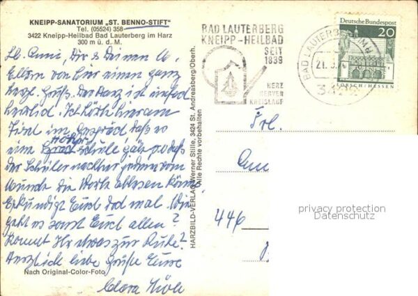 Bad Lauterberg Kneippsanatorium St. Benno-Stift – Bild 2