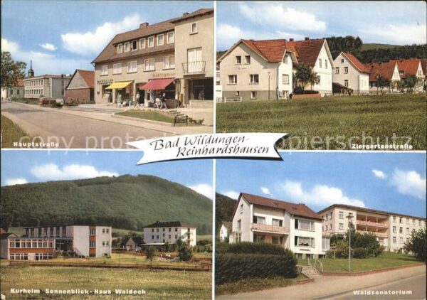 Bad Wildungen Ziergartenstrasse Waldsanatorium Kurhei