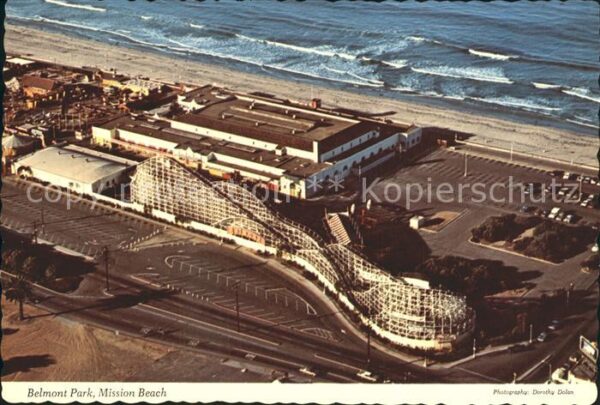 San Diego California Fliegeraufnahme Belmont-Park Mission-Be